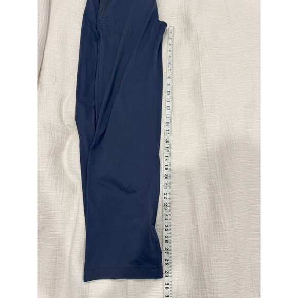 Rhone Mens 30 Navy Commuter Pro Pant Slim Chino Performance Golf Flat Front - Picture 9 of 11